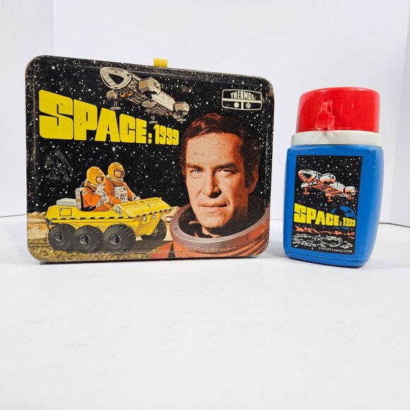 Space 1999 Vintage 1975 Metal Lunchbox & Thermos Bottle By King-Seeley Thermos - Picture 15 of 15
